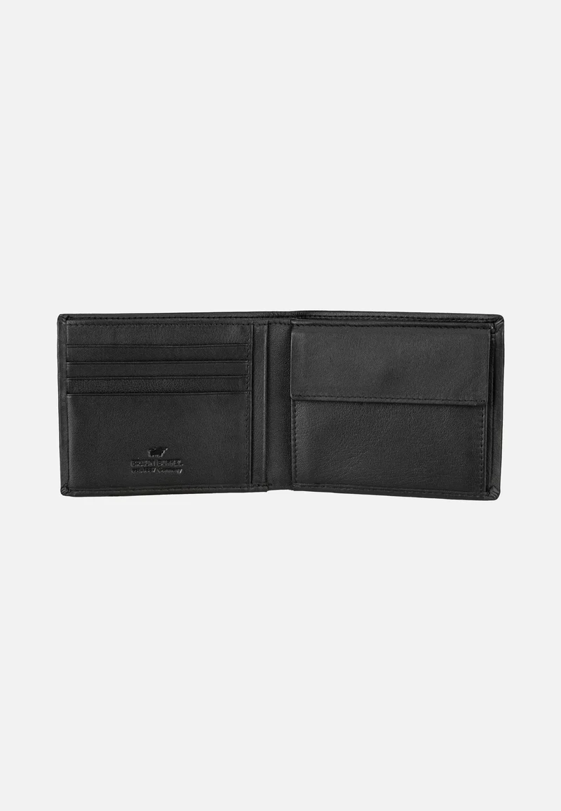 Hannes Coin Wallet 4+4Cs Schwarz - Portemonnaie