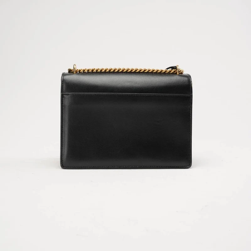 Saint Laurent Medium Monogram Sunset Kalbsleder Schwarz 2018