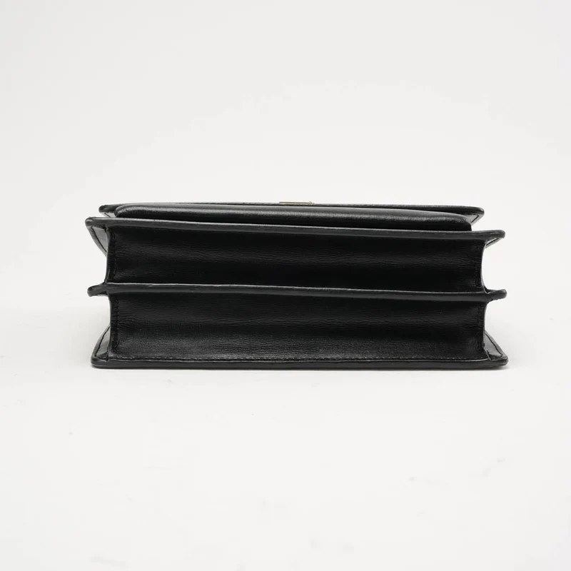 Saint Laurent Medium Monogram Sunset Kalbsleder Schwarz 2018