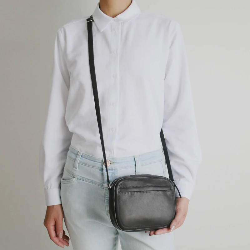 Handtasche ZIP S Schwarz