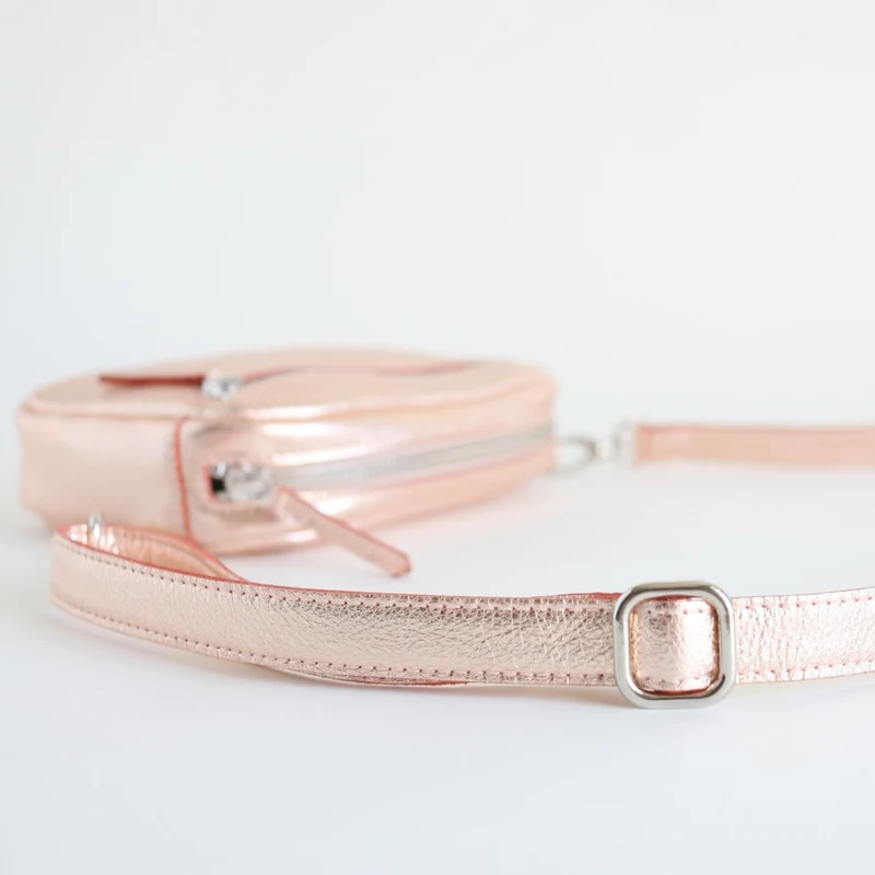 Gürteltasche ZIP Kupferrose