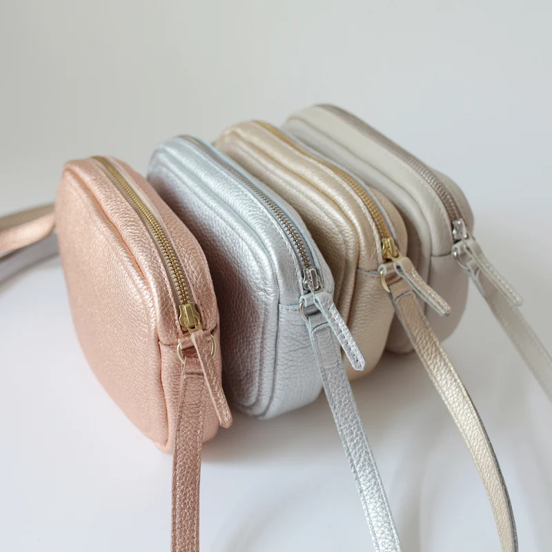 Handtasche ZIP S Silber