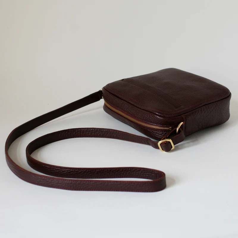 Handtasche ZIP M Bordeaux