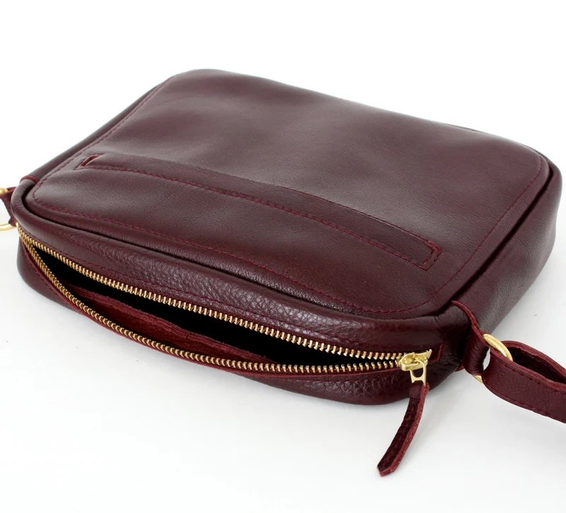 Handtasche ZIP M Bordeaux
