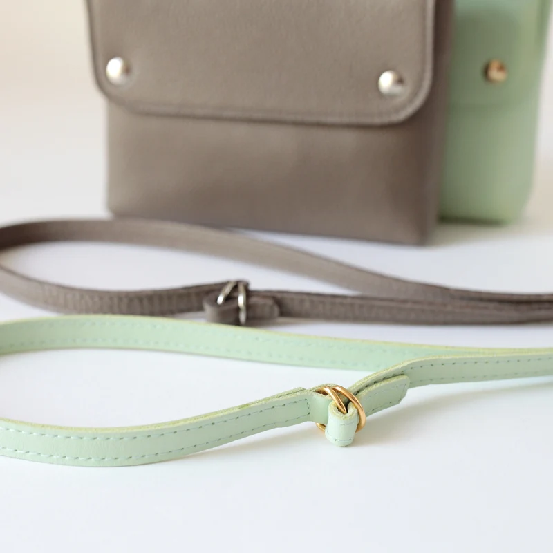 Minitasche Taupe