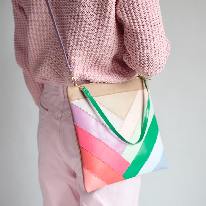 Patchwork Tasche Farbmix