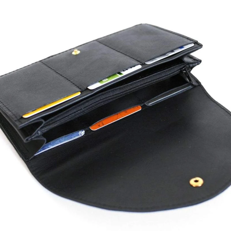 Clutch Portemonnaie Schwarz