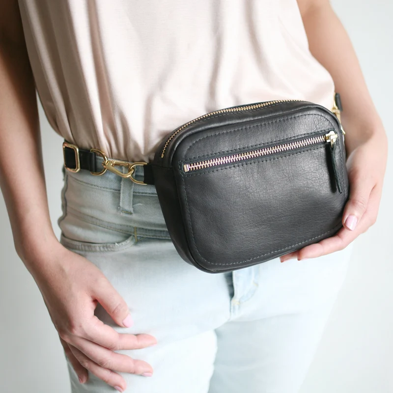 Gürteltasche ZIP Schwarz