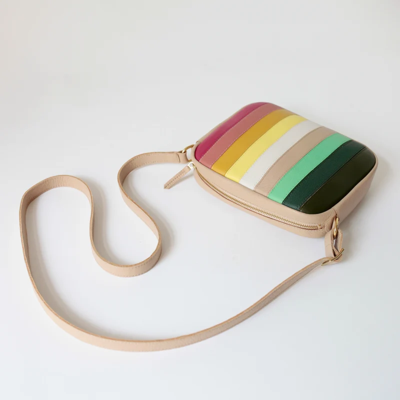 Handtasche ZIP M Cappuccino MIX