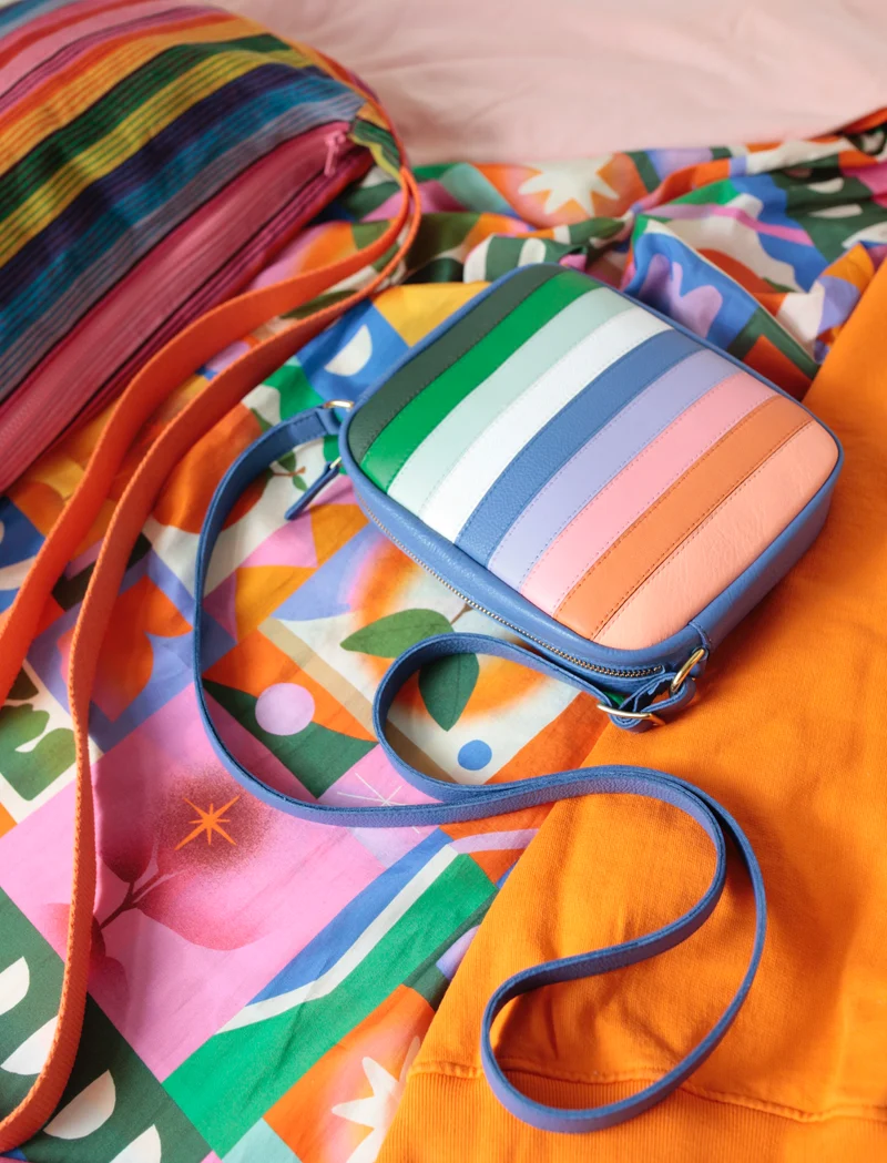 Handtasche ZIP M Kornblume MIX