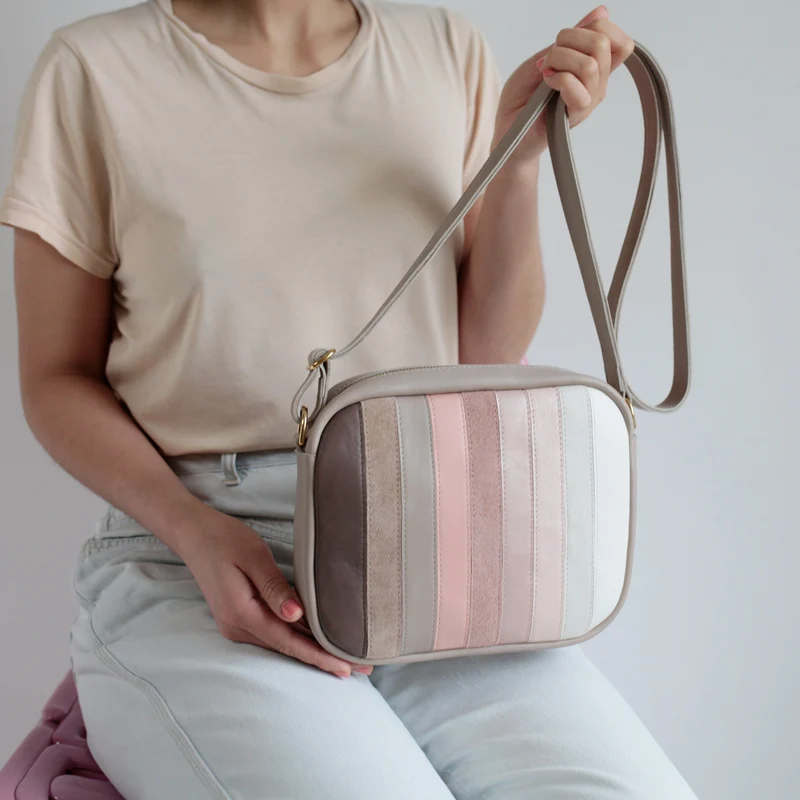 Handtasche ZIP M Kornblume MIX