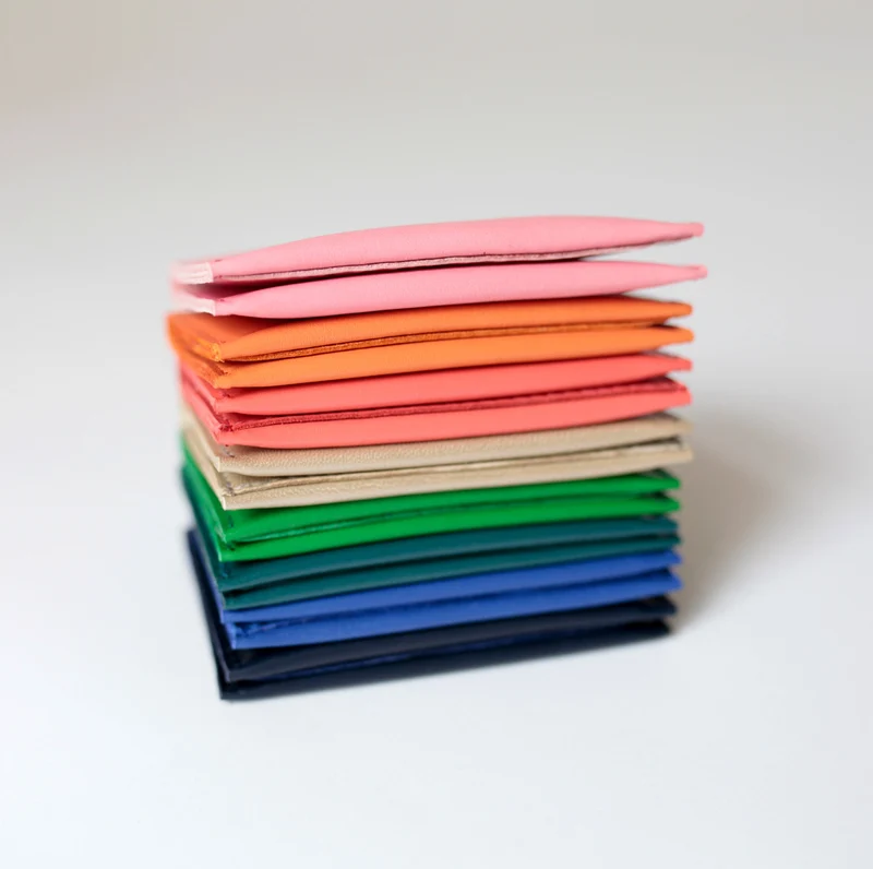 Miniportemonnaie, Kartenhülle in 9 Farben