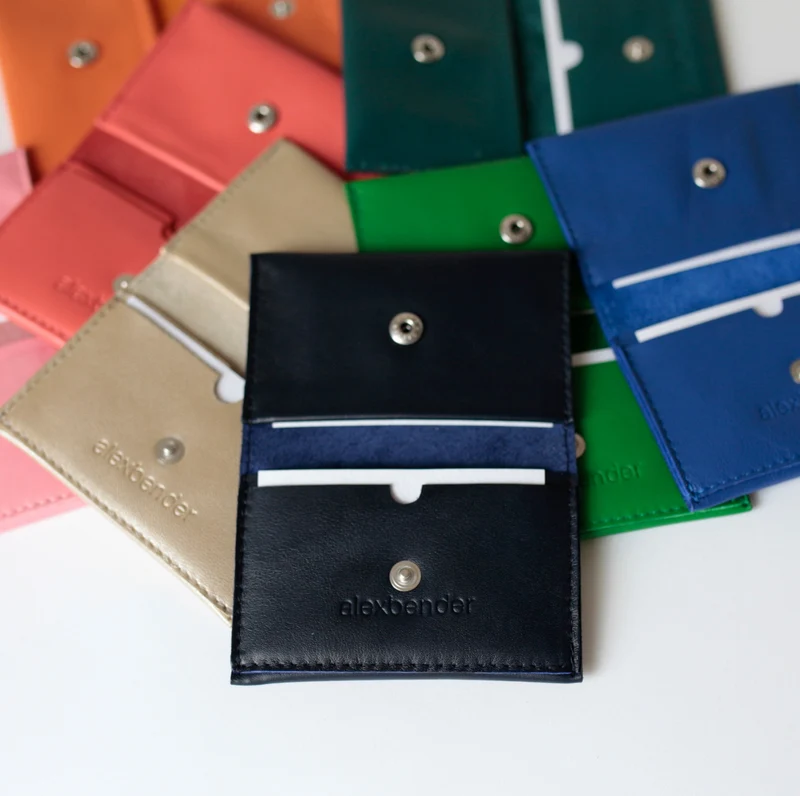Miniportemonnaie, Kartenhülle in 9 Farben