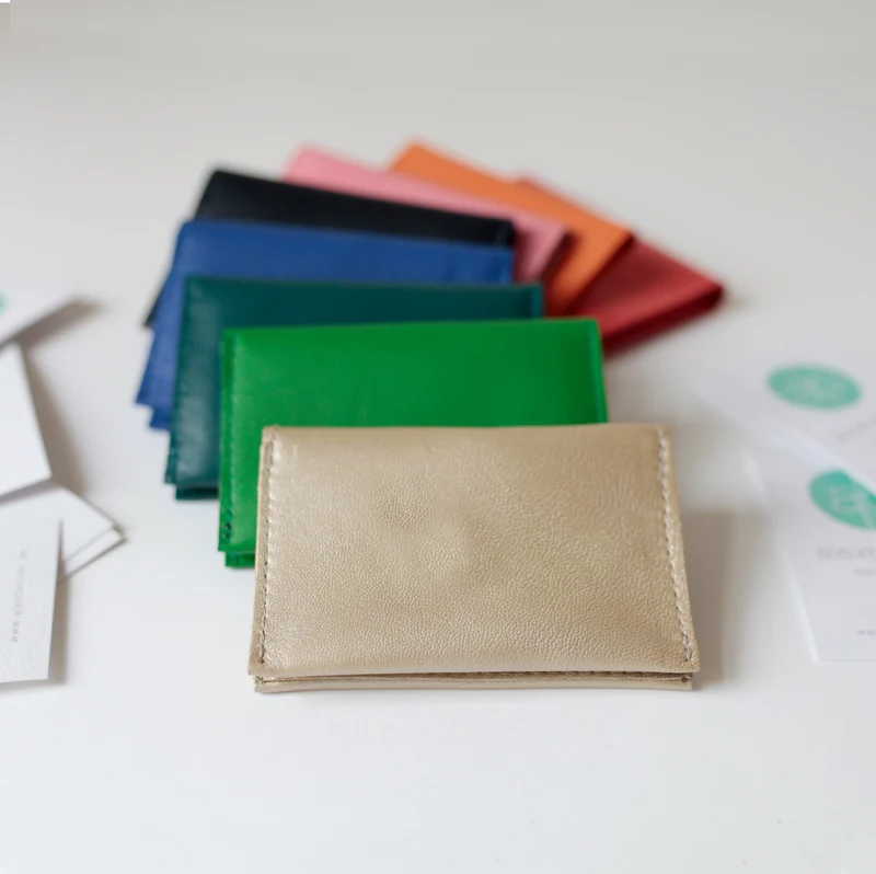 Miniportemonnaie, Kartenhülle in 9 Farben