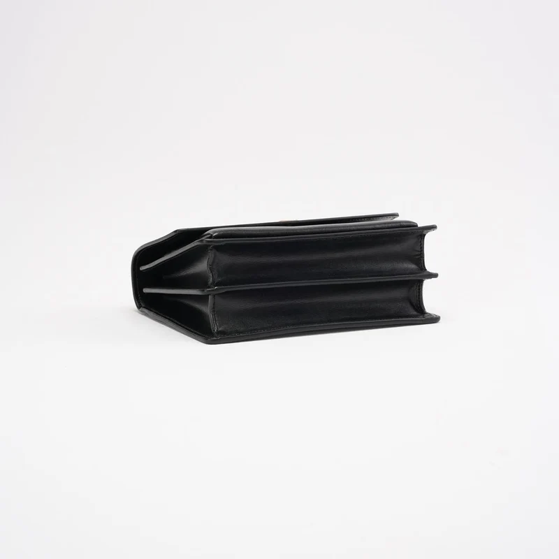 Saint Laurent Schwarzes Kalbsleder Medium Monogram Sunset 2019