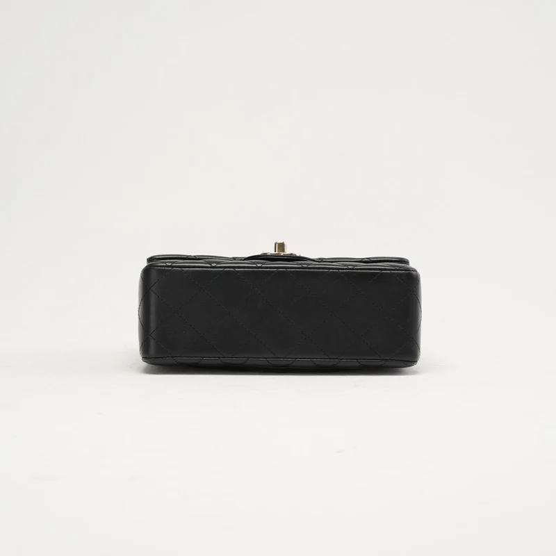 Chanel Classic Mini Rechteckige Klappe Lammleder Schwarz 2017