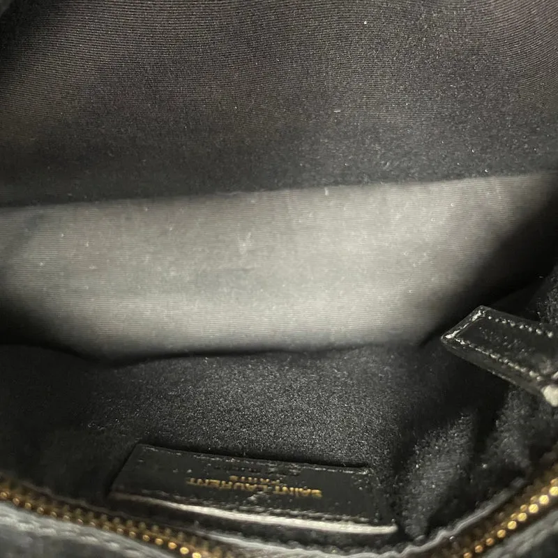 Saint Laurent Loulou Medium Leder Schwarz 2020