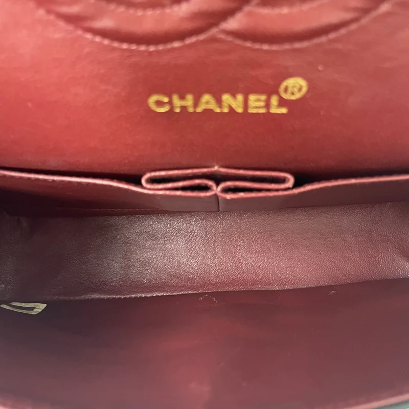 Chanel Vintage Classic Medium Schwarz 1991