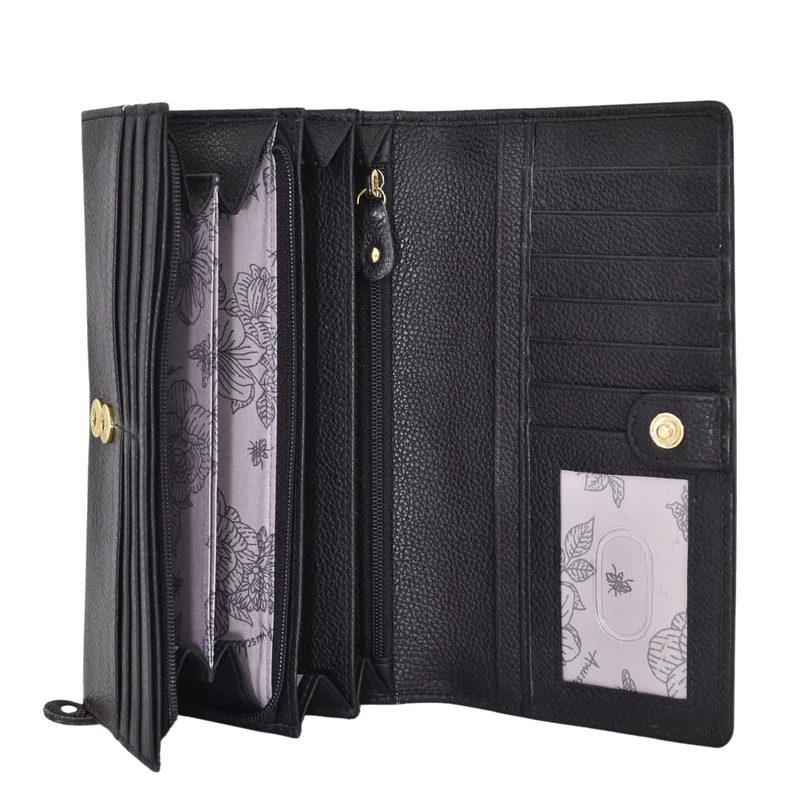 Brieftasche mit Akkordeonklappe - 1112