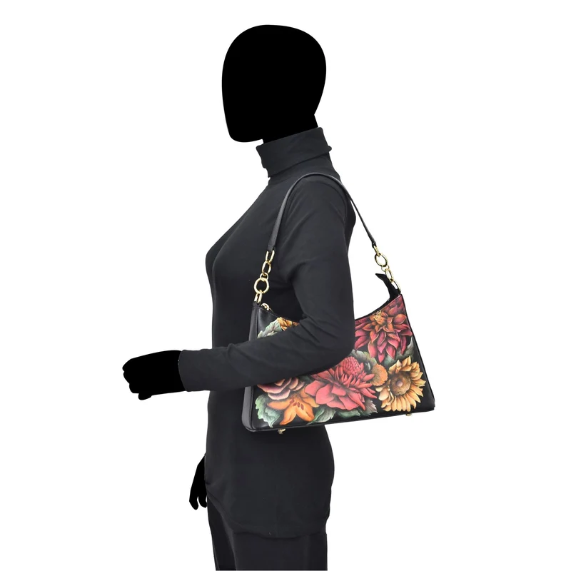 Schulter-Hobo mit Reißverschluss oben – 707