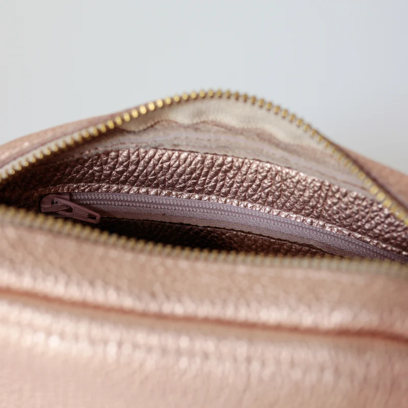 Handtasche ZIP S Kupferrose