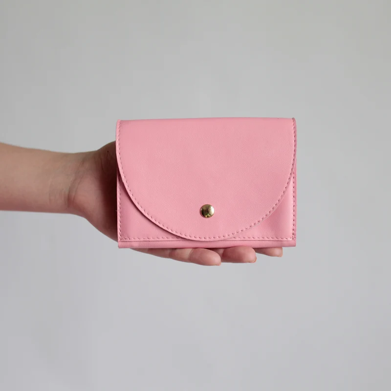 Clutch Portemonnaie mittlere Größe Flamingo Pink