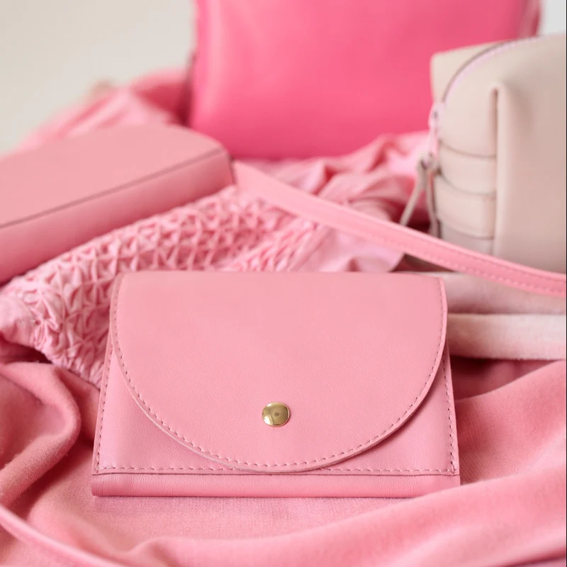 Clutch Portemonnaie mittlere Größe Flamingo Pink