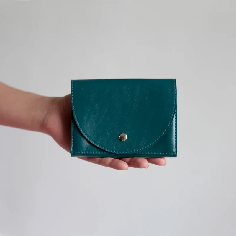 Clutch Portemonnaie mittlere Größe Petrol