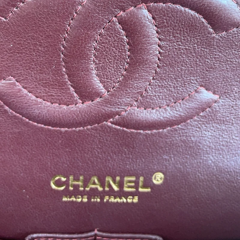Chanel Schwarze Classic Medium Double Flap Bag aus Lammleder 2014 Teil 1 (Kopie) (Kopie)