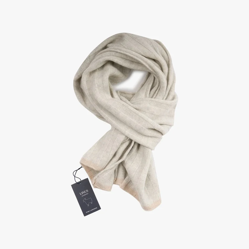 Schal aus Kaschmir in Off White