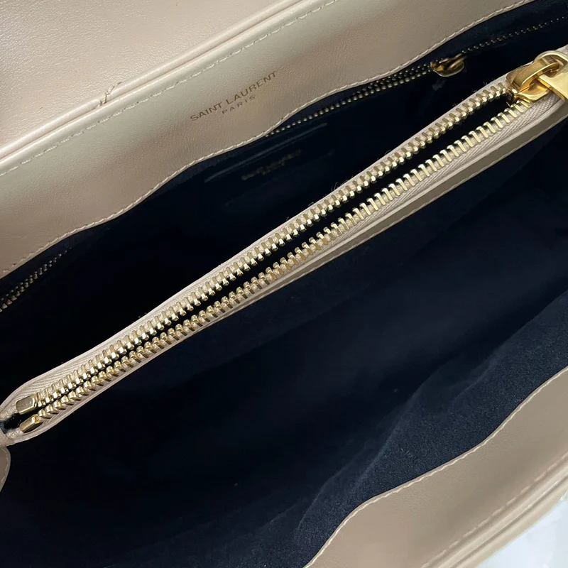 Saint Laurent Beige LouLou Medium Leder 2020