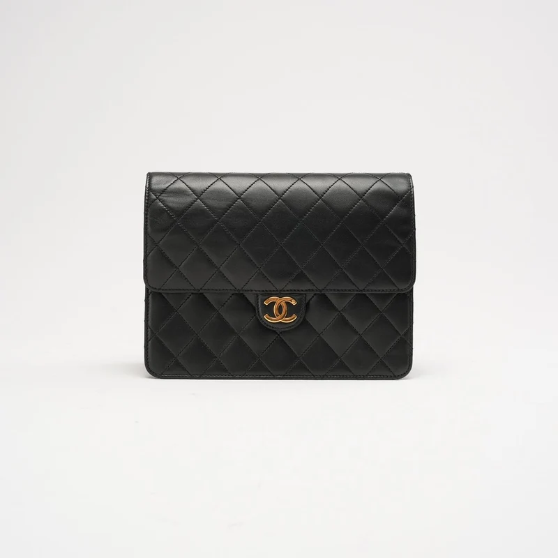Chanel Flap Bag Small Lamb Black 2002