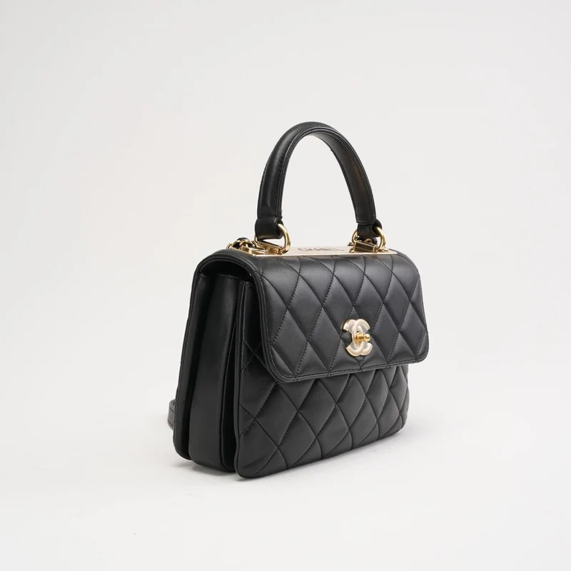 Chanel Medium Trendy CC Lamb Black 2018