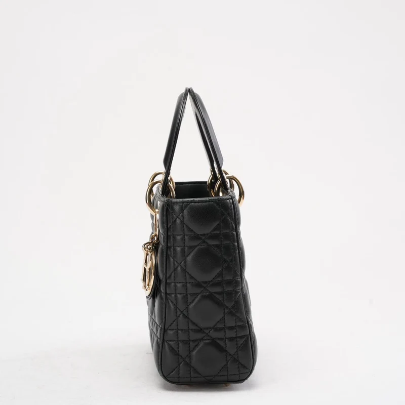 Dior Schwarze kleine Lady Dior My ABCDior Tasche 2017