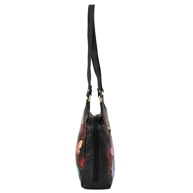 Hobo-Tasche mit Rundum-Reißverschluss - 7556