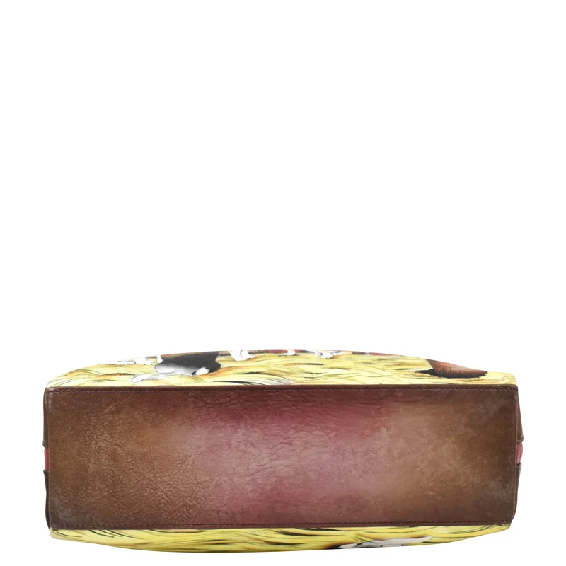 Hobo-Tasche mit Rundum-Reißverschluss - 7556