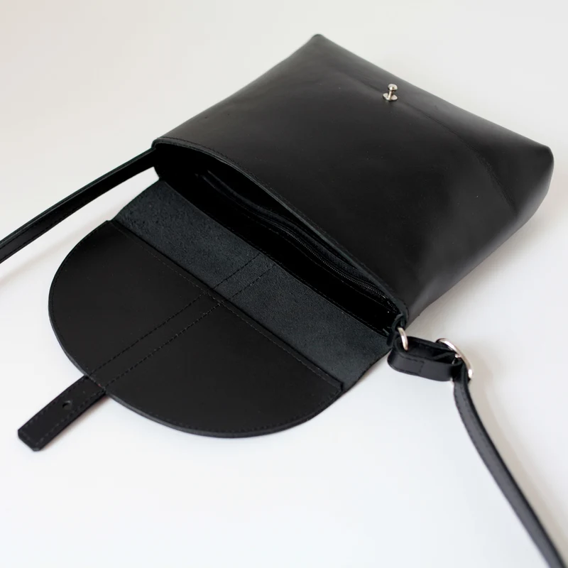Schultertasche KNOB Schwarz