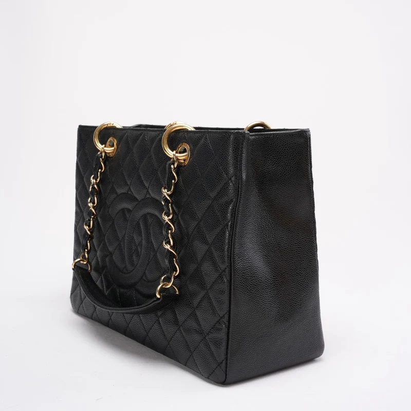 Chanel Shopping Tote GST Caviar Schwarz 2013