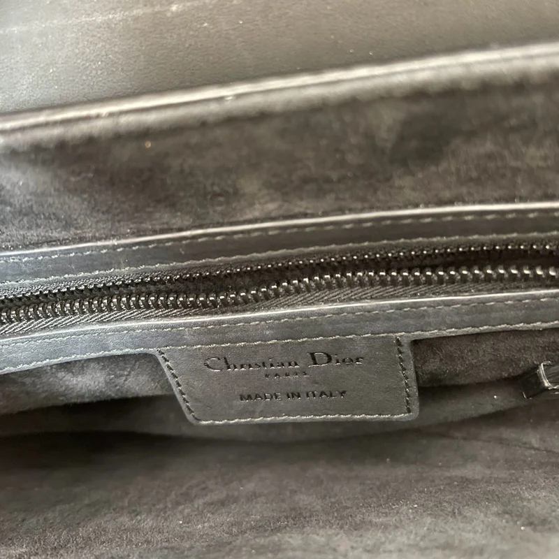 Christian Dior Saddle Bag Schwarz Ultramatte 2022