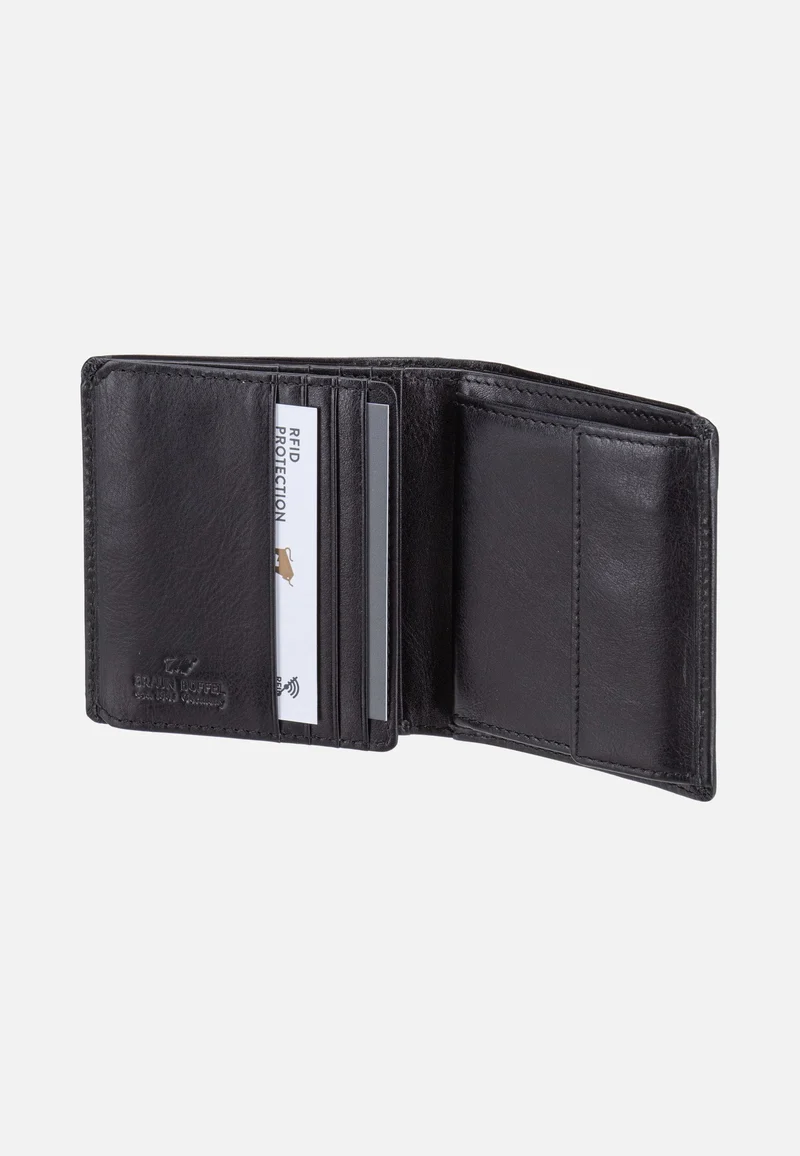 Arezzo RFID Carré 8Cs Schwarz - Portemonnaie