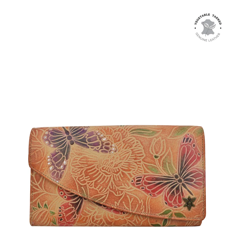 Brieftasche mit Akkordeonklappe - 1174