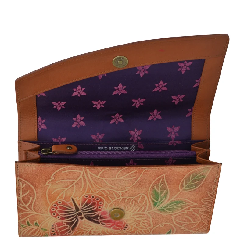 Brieftasche mit Akkordeonklappe - 1174