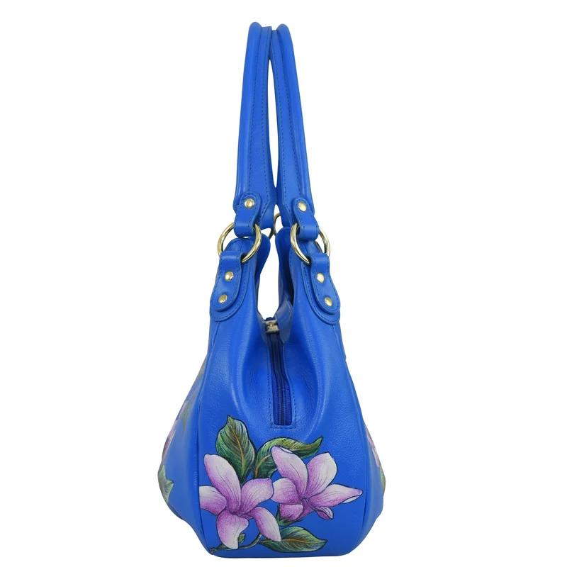 Hobo-Tasche mit drei Fächern und Rüschen - 721