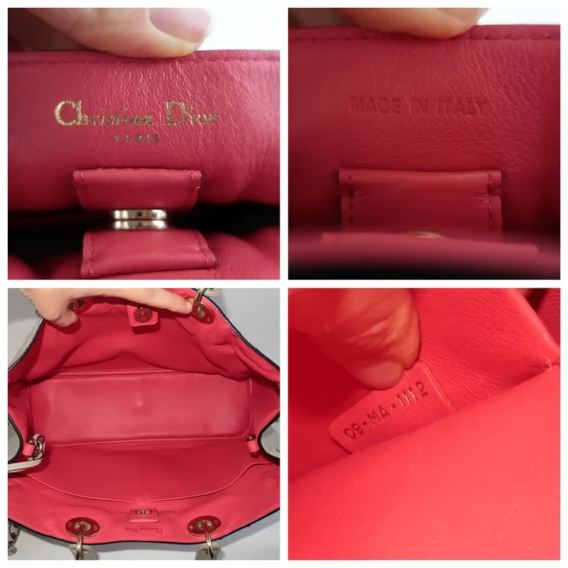 Dior Large Beige Ostrich Diorissimo Tote Bag