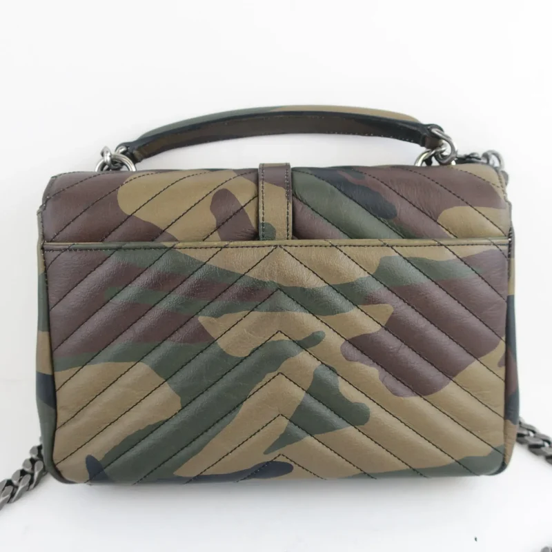 Yves Saint-Laurent Camouflage Medium College Bag