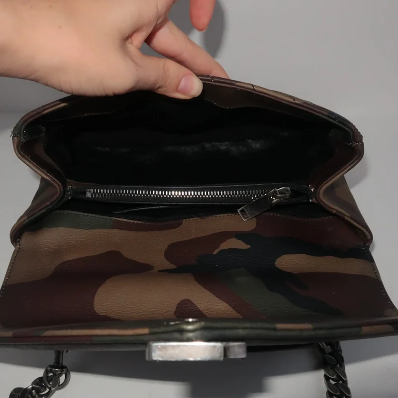 Yves Saint-Laurent Camouflage Medium College Bag