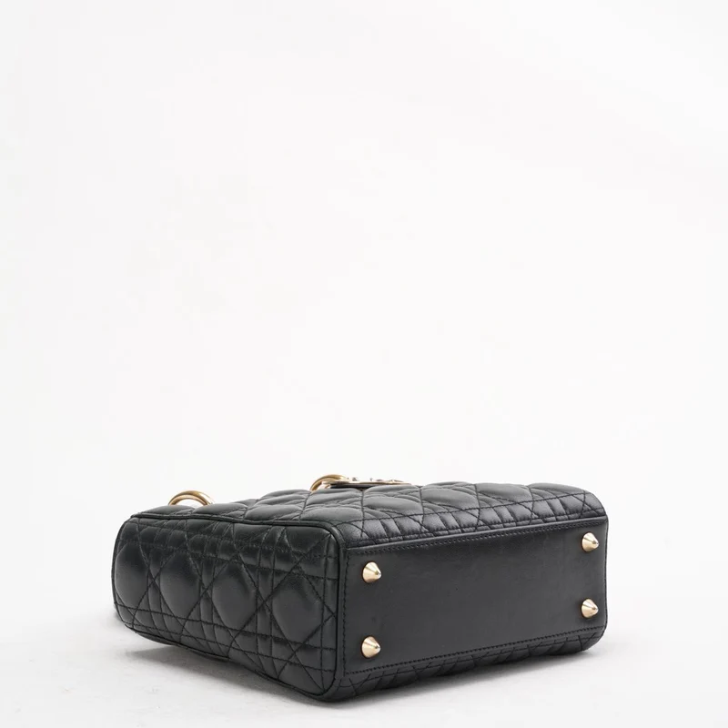Dior Lady Dior Kleine Tasche Schwarz Cannage 2019