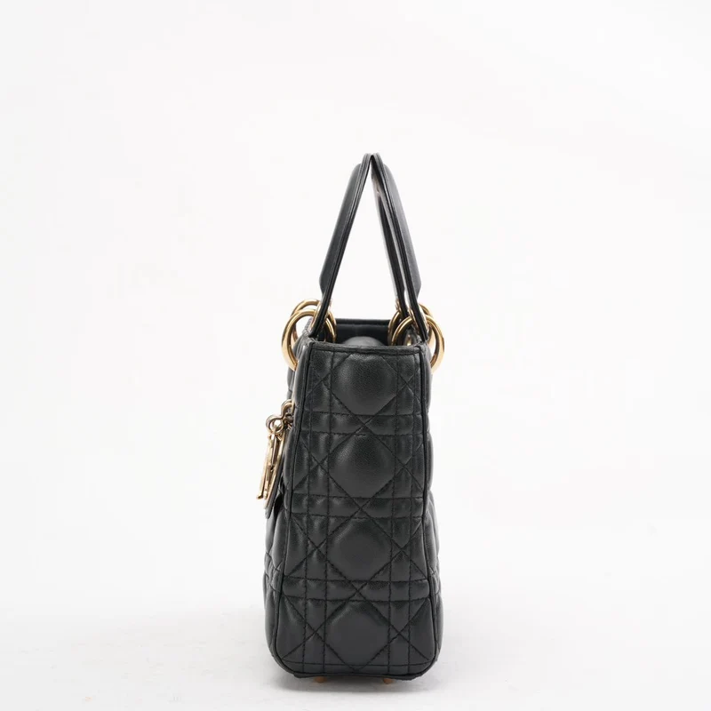 Dior Lady Dior Kleine Tasche Schwarz Cannage 2019