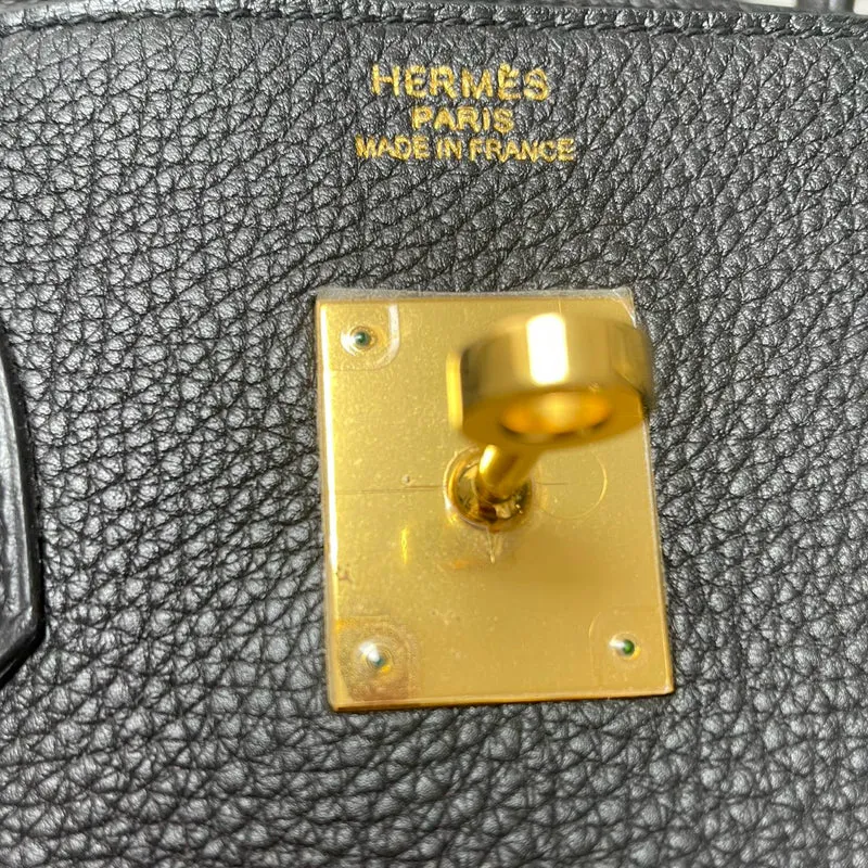 Hermes Black Birkin 35 Togo Leder 2014