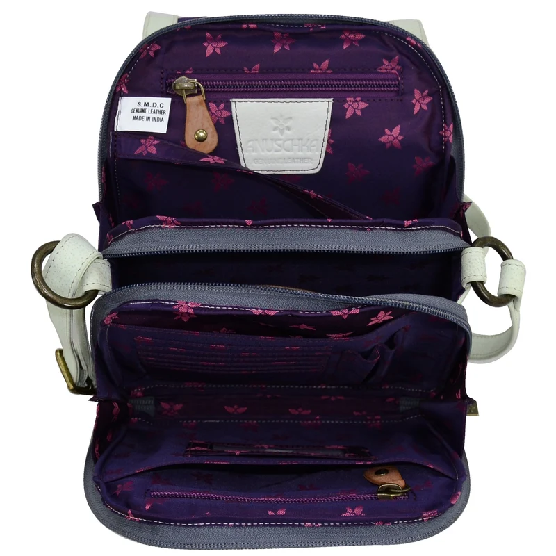 Crossbody-Organizer mit drei Fächern - 483